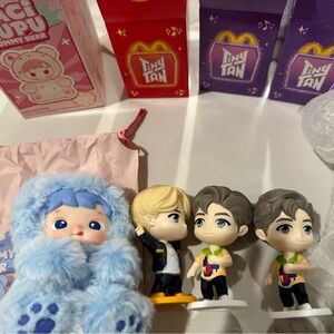 Pop Mart Haci PuPu Gummy Bear Blueberry McDonalds BTS Jimim RM